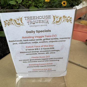 Treehouse Taqueria - Tacos Near Me - Ogunquit, Maine Treehouse Taqueria - Tacos Near Me - Ogunquit, Maine