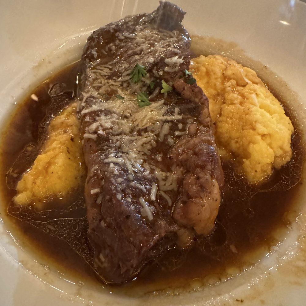 Moresi's Chophouse - Braised short rib with Parmesan polenta (Nov 2025) - Steakhouses Near Me - Clayton, California Moresi's Chophouse - Braised short rib with Parmesan polenta (Nov 2025) - Steakhouses Near Me - Clayton, California