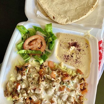 Habibi Grill - Chicken Shawerma Plate with hummus & house salad - Halal Near Me - La Mirada, California Habibi Grill - Chicken Shawerma Plate with hummus & house salad - Halal Near Me - La Mirada, California