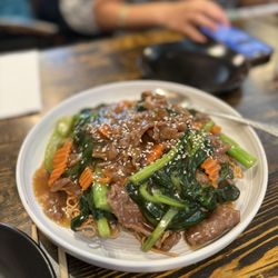 Fun Station - Choi Sum & Beef Cake Noodle