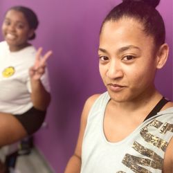 Bear Levin Studer Family YMCA - Spinning with my kid!