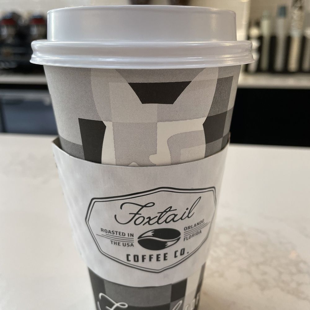 Large Matcha Tea Latte with almond milk