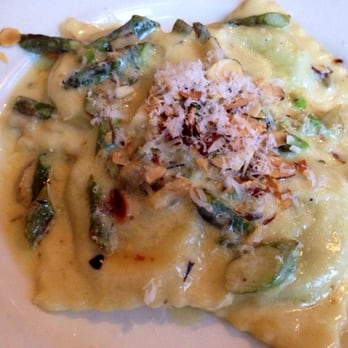 Piatti - Asparagus ricotta ravioli...delicious! - Italian Near Me - Seattle, Washington