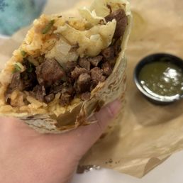 Lunch burrito - asada Lunch burrito - asada