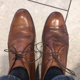 I'm gonna post the before pics later but will you look at them boots!