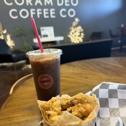 Coram Deo Coffee - Spicy breakfast burrito
