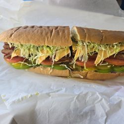 Jeff's Place - BLT with everything add American cheese. Large