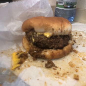 Hap's Grill - Cheeseburger all the way: mustard, chili, onion - Hot Dogs Near Me - Salisbury, North Carolina