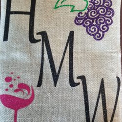 Harkins Mill Wines - These are the flags I made for the mailbox.
