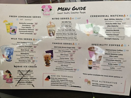 Menu photo 7 Bobae Coffee & Tea-  Kirkland Kirkland, WA