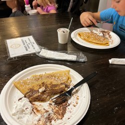 The Crepe Club - S'mores Nutella and gelato Oreo