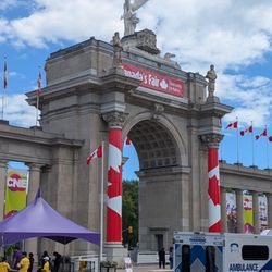 Princes' Gate - Princes' Gates when the CNE is open