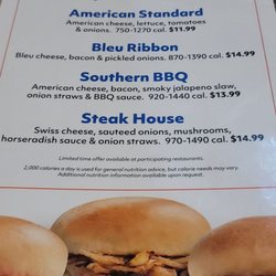Iron Skillet - Going to try and the Blue ribbon of course no pickled onions. Sounds like it might be good burger with blue cheese and bacon