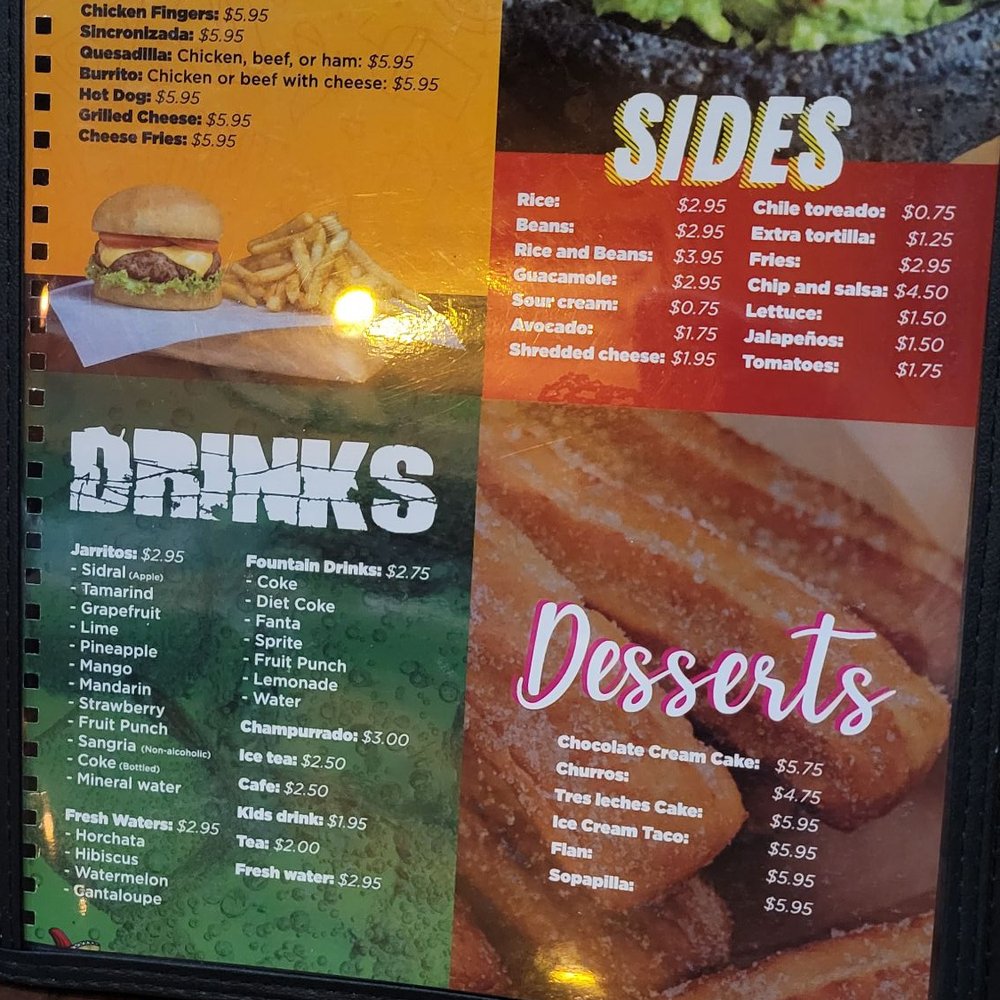 Charritos Restaurante Taqueria - Drinks, sides, kids menu - Mexican Near Me - Upper Arlington, Ohio