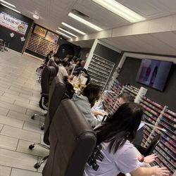 Annie's Nails & Spa - Classic French tip with a modern twist. Clean, elegant, and timeless. Odessa TX manicure.