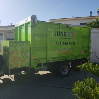 JunkMD - Dumpster backing up to take away all my cares and woes. - Junk Removal & Hauling Near Me - San Diego, California JunkMD - Dumpster backing up to take away all my cares and woes. - Junk Removal & Hauling Near Me - San Diego, California