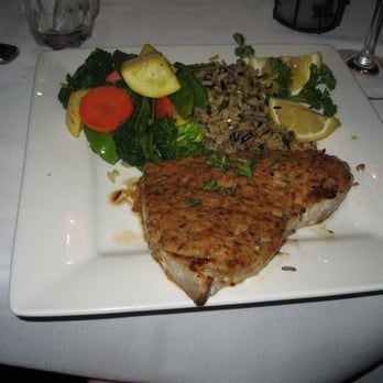 The Sow's Ear - Fresh Citrus Sesame crusted Swordfish - Cafes Near Me - Cambria, California