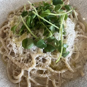 The Burrow TC - Cacio e pepe (cheesy but not as palatable as some) - New American Near Me - Traverse City, Michigan