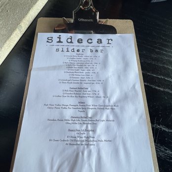 Sidecar Slider Bar - Burgers Near Me - Plymouth, Michigan Sidecar Slider Bar - Burgers Near Me - Plymouth, Michigan