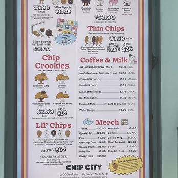 Chip City - Menu - Bakeries Near Me - Delray Beach, Florida Chip City - Menu - Bakeries Near Me - Delray Beach, Florida