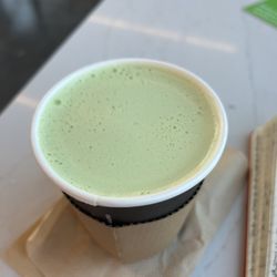 Novick’s Café - Hot matcha latte