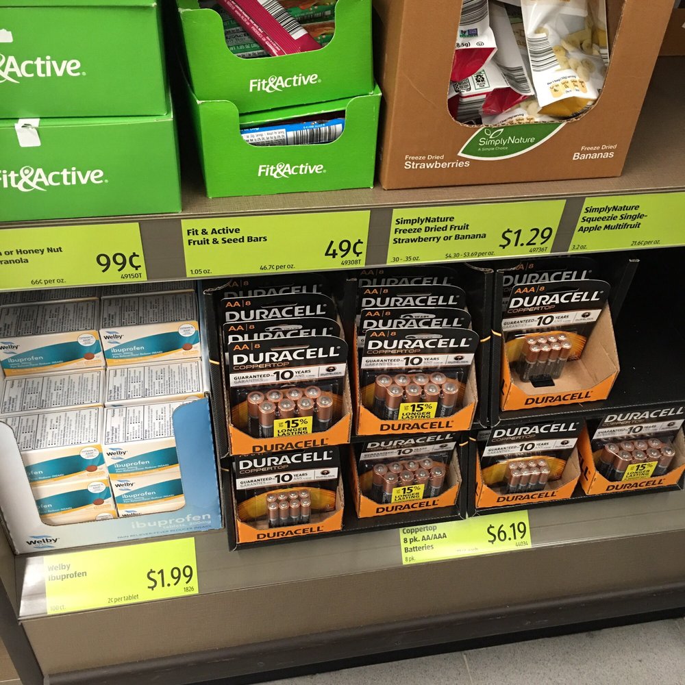 ALDI - Name brand batteries - Grocery Near Me - Arcadia, California