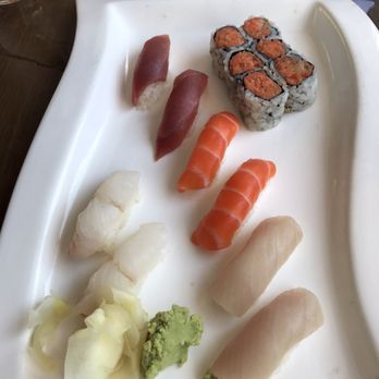 Aji 53 - Chef's 8 piece sushi as an appetizer - New American Near Me - Smithtown, New York Aji 53 - Chef's 8 piece sushi as an appetizer - New American Near Me - Smithtown, New York