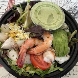 Seafood Green Goddess Cobb Seafood Green Goddess Cobb