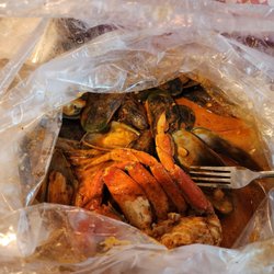 Hook & Reel Cajun Seafood & Bar - Dungeness crab and 1 lb head off shrimp boil