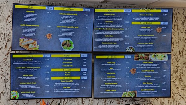Menu photo 1 Gyro Makers Edmonds, WA