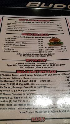 Menu photo 1 Hide-A-Way Tavern Clementon, NJ
