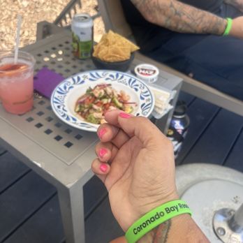 Loews Coronado Bay - Nibbles at the pool. And a delicious Hibiscus Paloma. - Hotels Near Me - Coronado, California