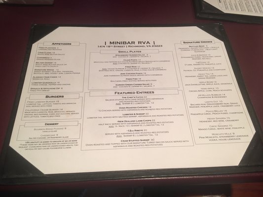 Menu photo 4 Frozay RVA Richmond, VA