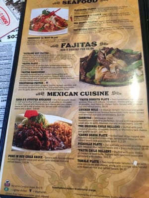 Menu photo 5 Casa Garcia's - William Cannon Austin, TX