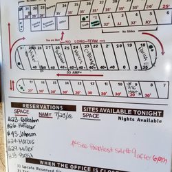 Tradewinds RV Park of Vallejo - Site layout