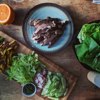 Chef Ben Kelly - Roasted duck salad rolls with orange aioli - Personal Chefs Near Me