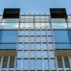 Closeup of 10th floor detail