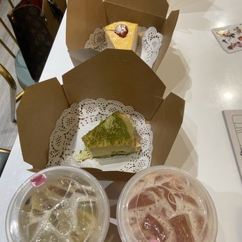 Miss Cheese Tea Cafe - Tea drinks, with original & matcha Mille crepe cake - Bubble Tea Near Me - Pasadena, California
