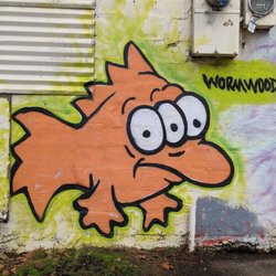 The Simpsons Mural