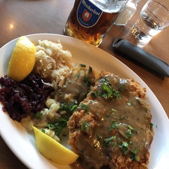 Hugel Haus - Jaegerschnitzel - German Near Me - Ellison Bay, Wisconsin Hugel Haus - Jaegerschnitzel - German Near Me - Ellison Bay, Wisconsin