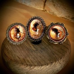 The Octopus and The Jackalope - Honeybee Rings