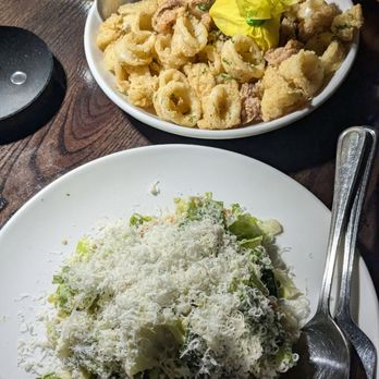 Positano Restaurant - Caesar salad and fried calamari - Italian Near Me - Brooklyn, New York Positano Restaurant - Caesar salad and fried calamari - Italian Near Me - Brooklyn, New York
