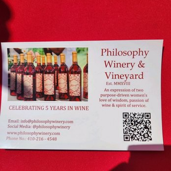 Wine in the Woods - Philosophy Winery - Beer, Wine & Spirits Near Me - Columbia, Maryland Wine in the Woods - Philosophy Winery - Beer, Wine & Spirits Near Me - Columbia, Maryland