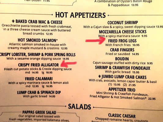 Menu photo 7 Pappadeaux Seafood Kitchen Beaumont, TX