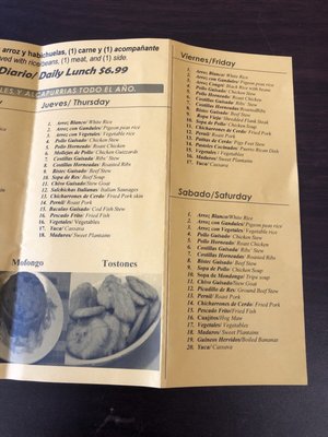 Menu photo 5 El Cerro Clermont, FL