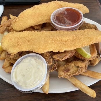 The Market Cafe - Seafood platter. - Cajun/Creole Near Me - New Orleans, Louisiana The Market Cafe - Seafood platter. - Cajun/Creole Near Me - New Orleans, Louisiana