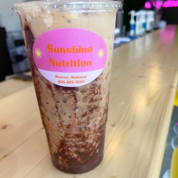Sunshine Nutrition - Iced Coffee - Super Yum and filling. - Juice Bars & Smoothies Near Me - Hoover, Alabama Sunshine Nutrition - Iced Coffee - Super Yum and filling. - Juice Bars & Smoothies Near Me - Hoover, Alabama