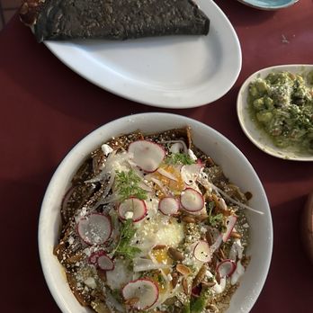 Tenampal - Kids quesadilla for my kiddo and I got the chilaquiles de mole con pollo - Mexican Near Me - Los Angeles, California Tenampal - Kids quesadilla for my kiddo and I got the chilaquiles de mole con pollo - Mexican Near Me - Los Angeles, California