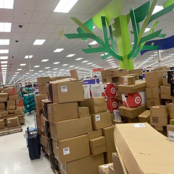 Target - Boxes in the childrens toys and books departments. Blocking shelves with products. Waiting to be put away. - Department Stores Near Me - Grandville, Michigan Target - Boxes in the childrens toys and books departments. Blocking shelves with products. Waiting to be put away. - Department Stores Near Me - Grandville, Michigan