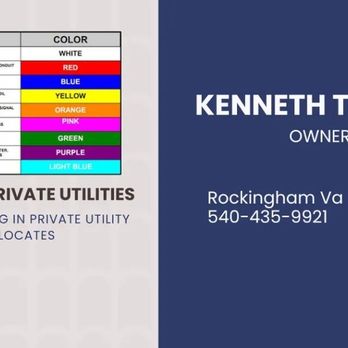 Valley Private Utilities - Know the standard utility color codes. - Utilities Near Me - Harrisonburg, Virginia Valley Private Utilities - Know the standard utility color codes. - Utilities Near Me - Harrisonburg, Virginia